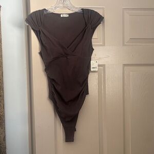 Elegant Brown Bodysuit